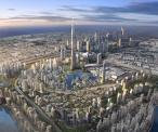 "برج دبي" يستمر في تحطيم الأرقام القياسية مع وصوله إلى 688 مترًا في أول سبتمبر 2008