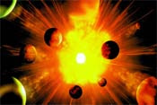 اسرار الكون موضع الدراسة في مشروع عملاق ، لاعادة تمثيل "الانفجار الكبير" لمحاولة شرح اصول الكون..