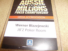 Media Pass for the Aussie Millions 2009.