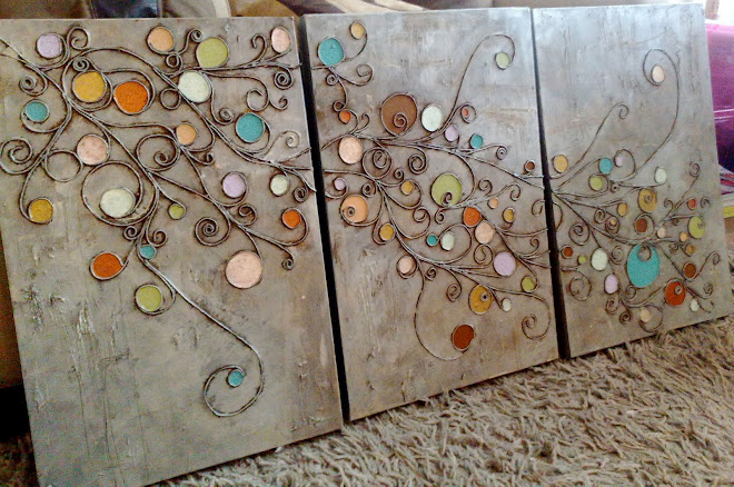 large 3 set abstract