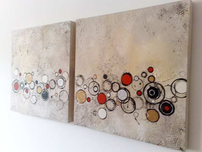 2 SET ABSTRACT ART
