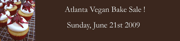 Atlanta Vegan Bake Sale!