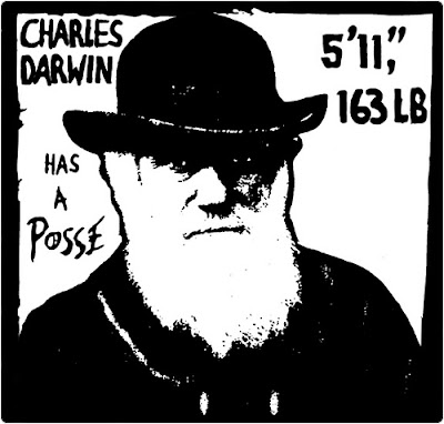 Charles Darwin has a posse.  5-11 163 lbs