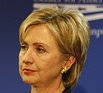 Hillary Clinton looking arrogant