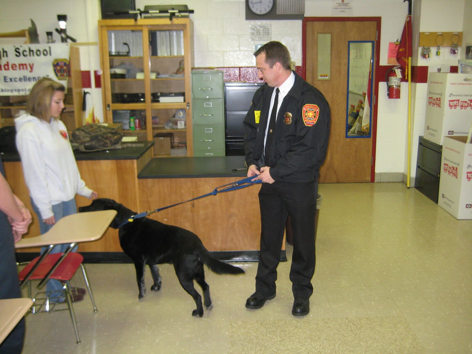 Concord High School Fire Academy A visit from Mooresville Fire