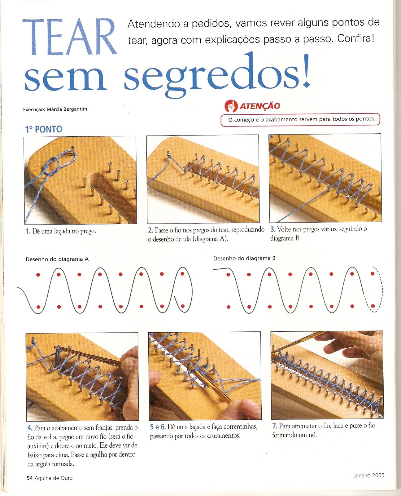 TEAR COMO TRABALHAR PASSO A PASSO Arte e Mimos TEAR COMO TRABALHAR PASSO A PASSO Arte e Mimos