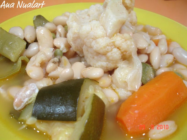  JUDIAS SECAS CON VERDURAS 