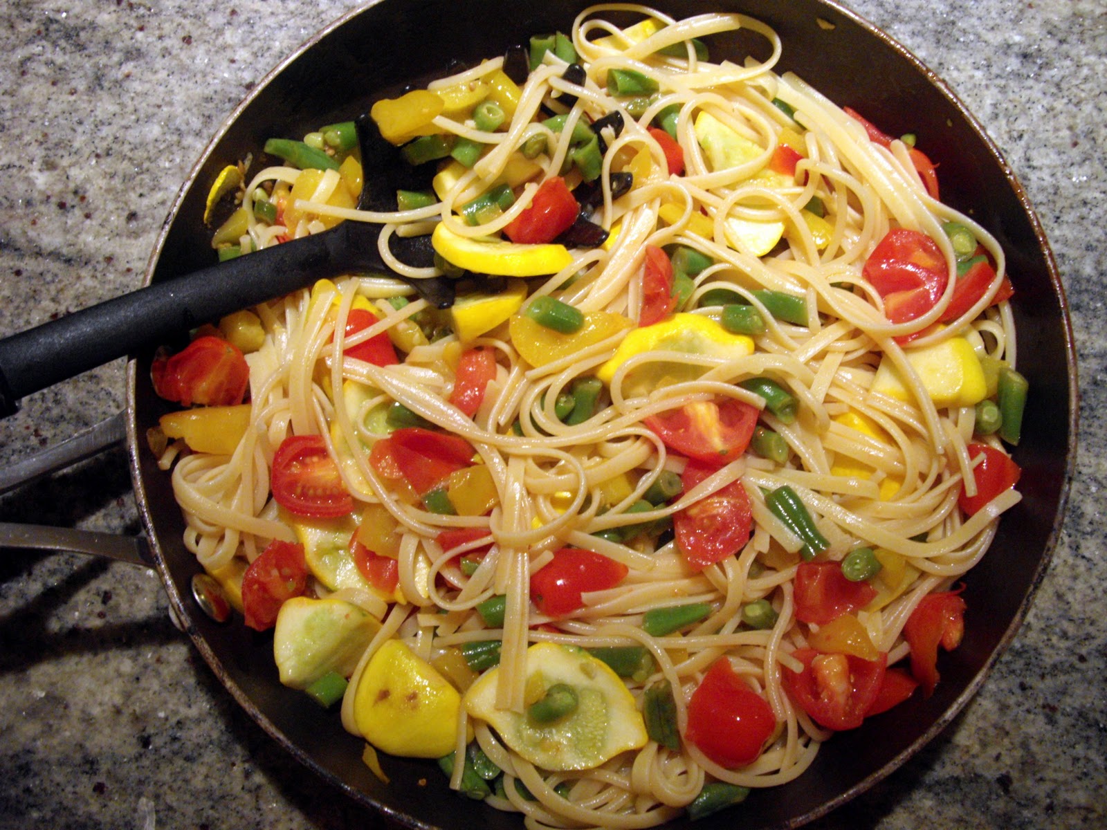 Sue's Vegetarian Food PATIPAN AND GREEN BEAN SPAGHETTI