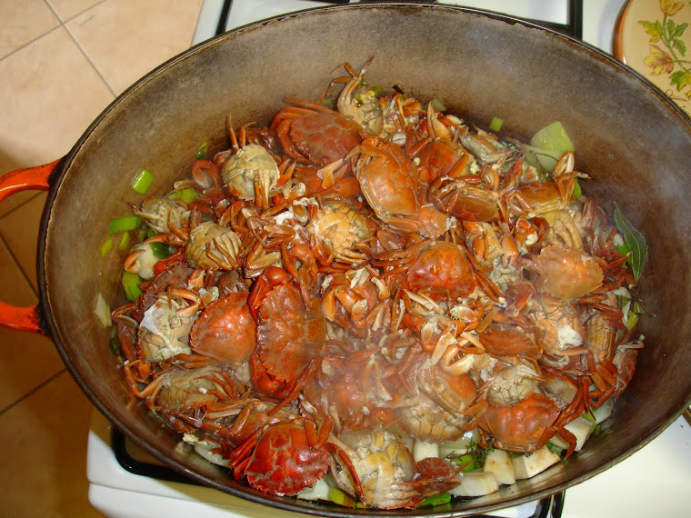 début de cuisson de la soupe aux favouilles
