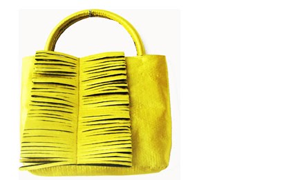 100 handbag amarillo