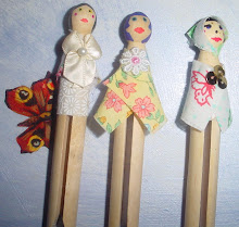 Wooden Peg Wedding Cake Toppers Wooden Peg Wedding Cake Toppers