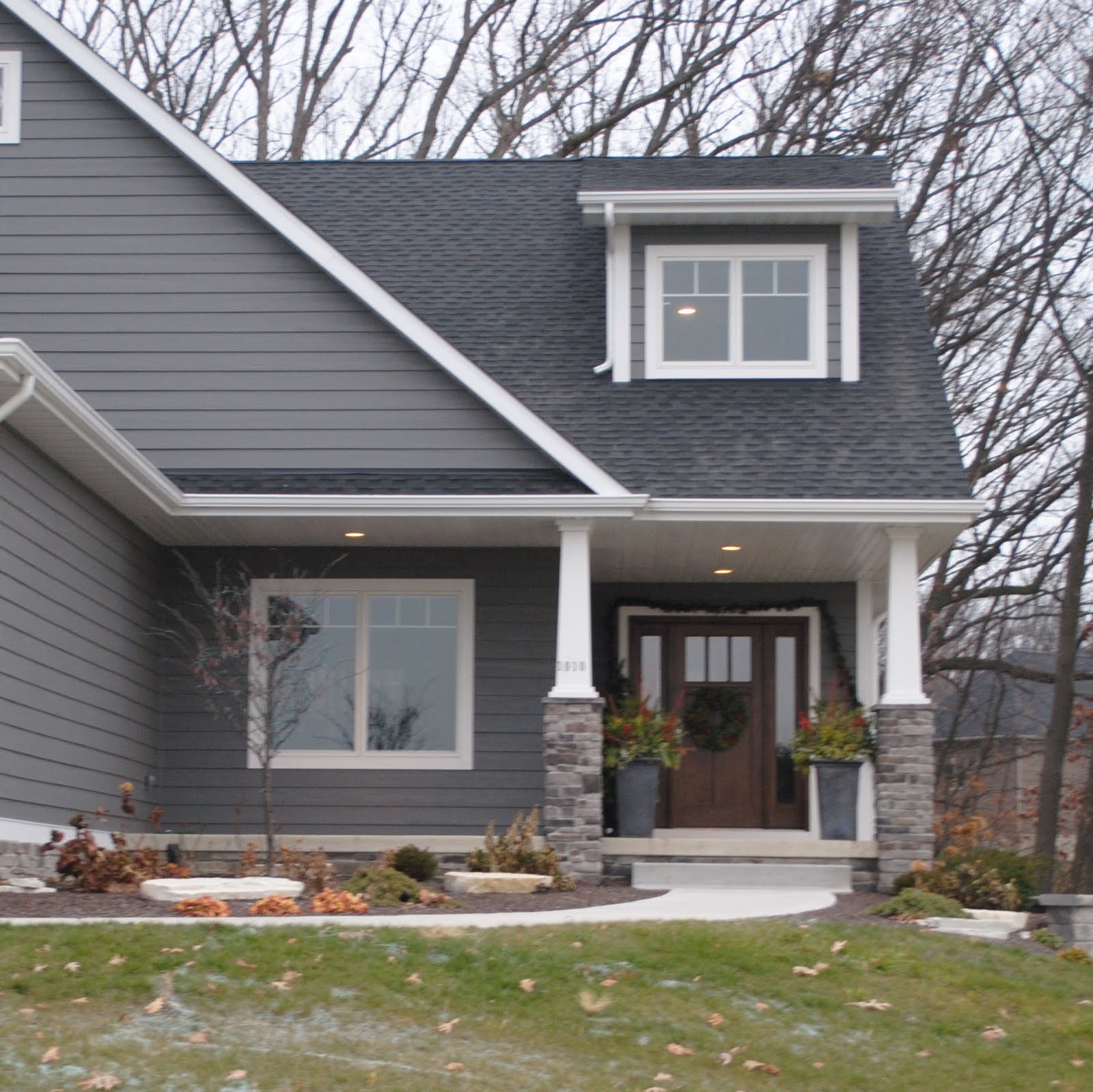 Dark Gray Siding