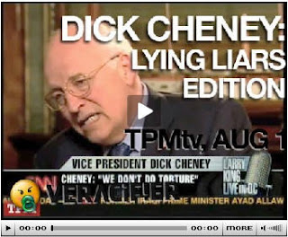 Cheney's pants on fire