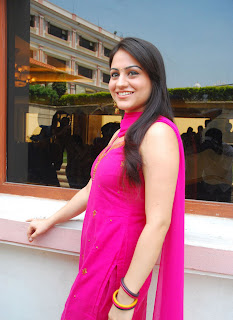 Aksha Cute Looking Photos In Pink Dress