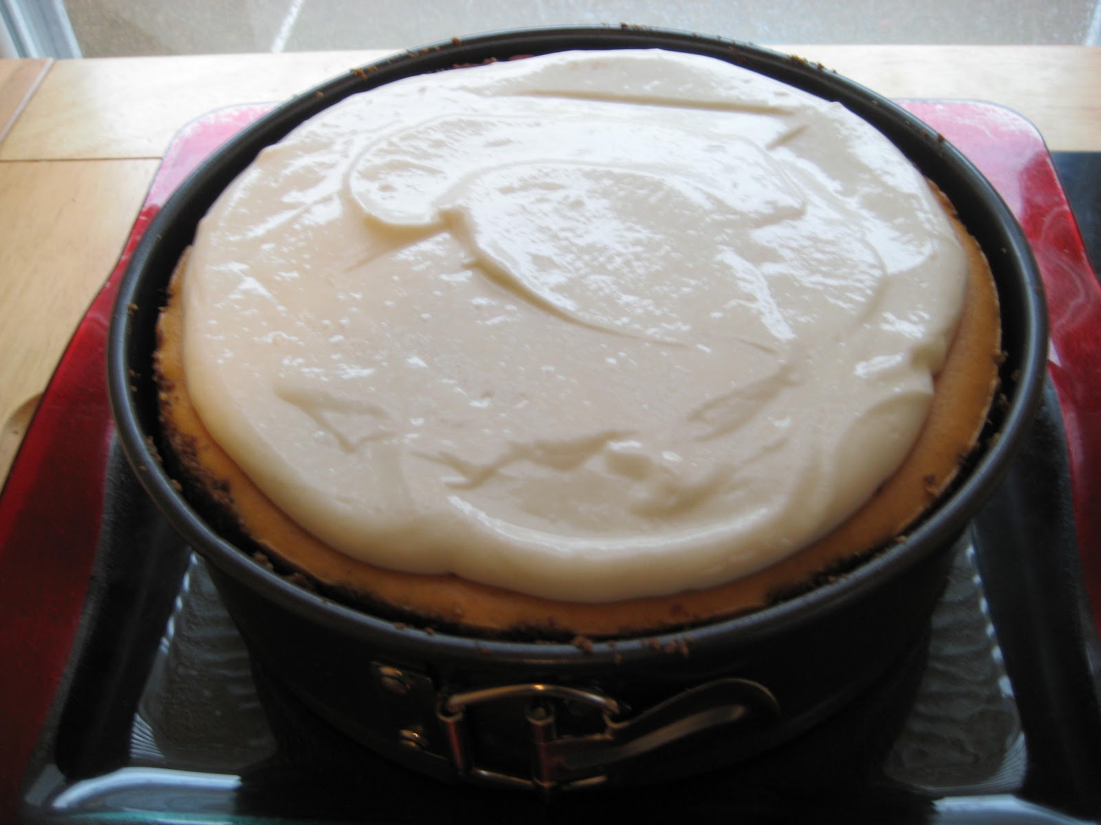 CHAZSTARR Pumpkin Cheesecake with Marshmallow Sour Cream Topping