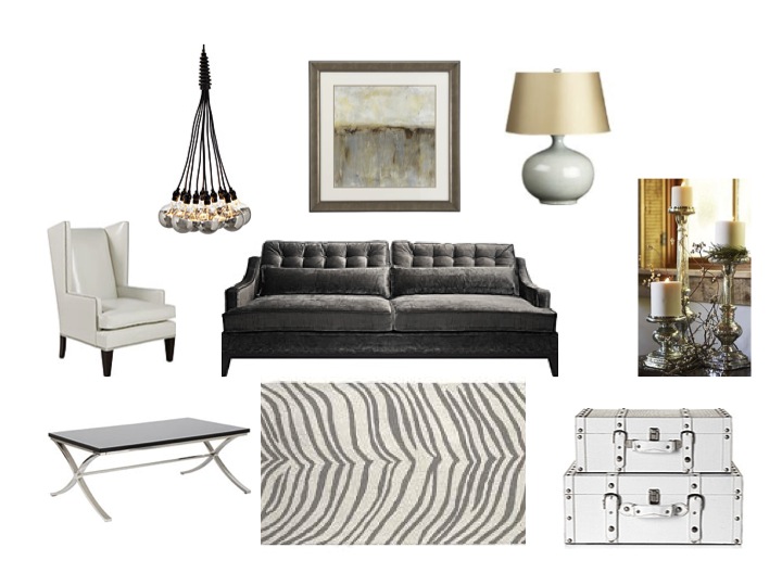Serenity Living: Hollywood Glamour Living Room