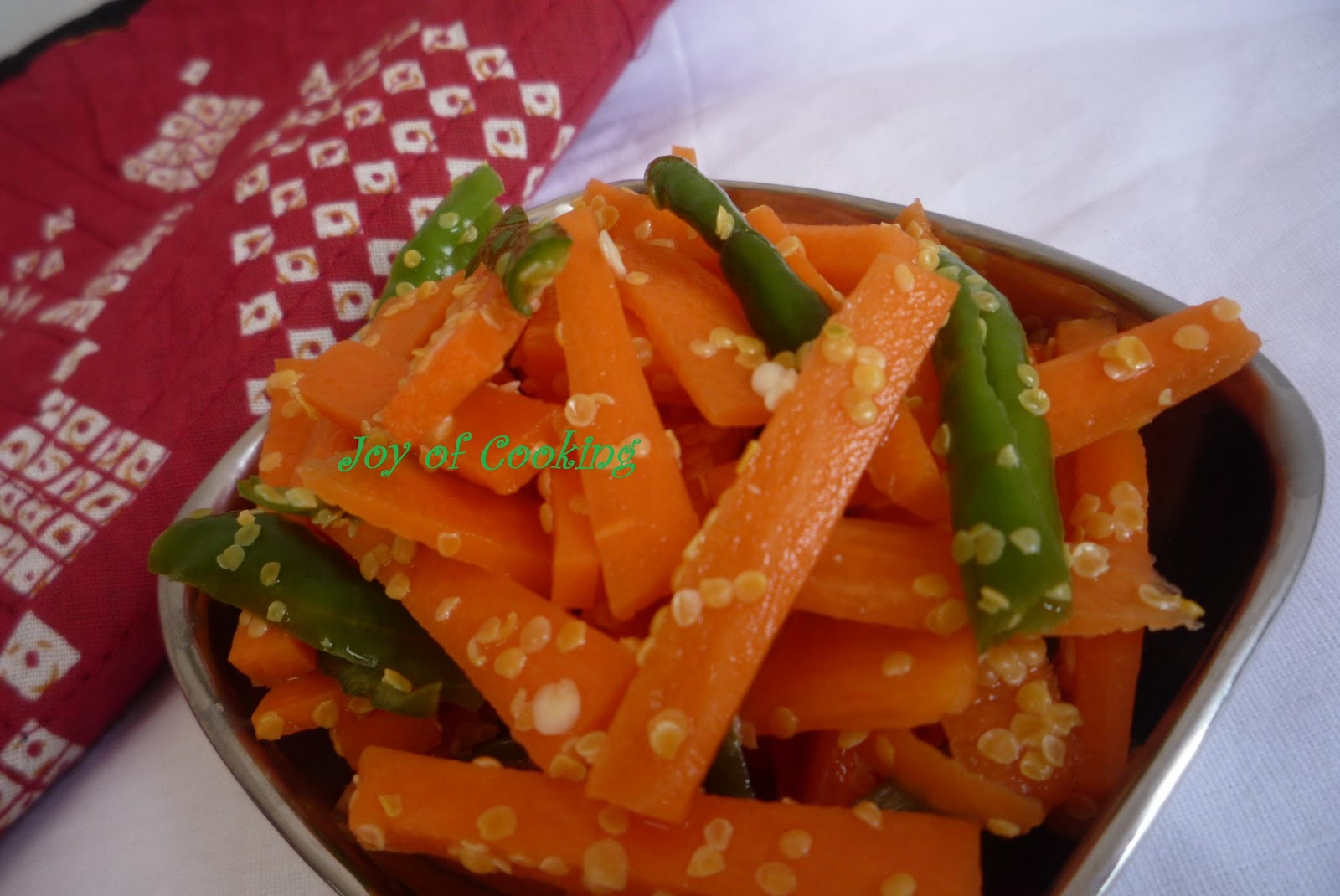 Zero-Oil Carrots and Chilli Pickle with rai na kuria | J Cooking Odyssey