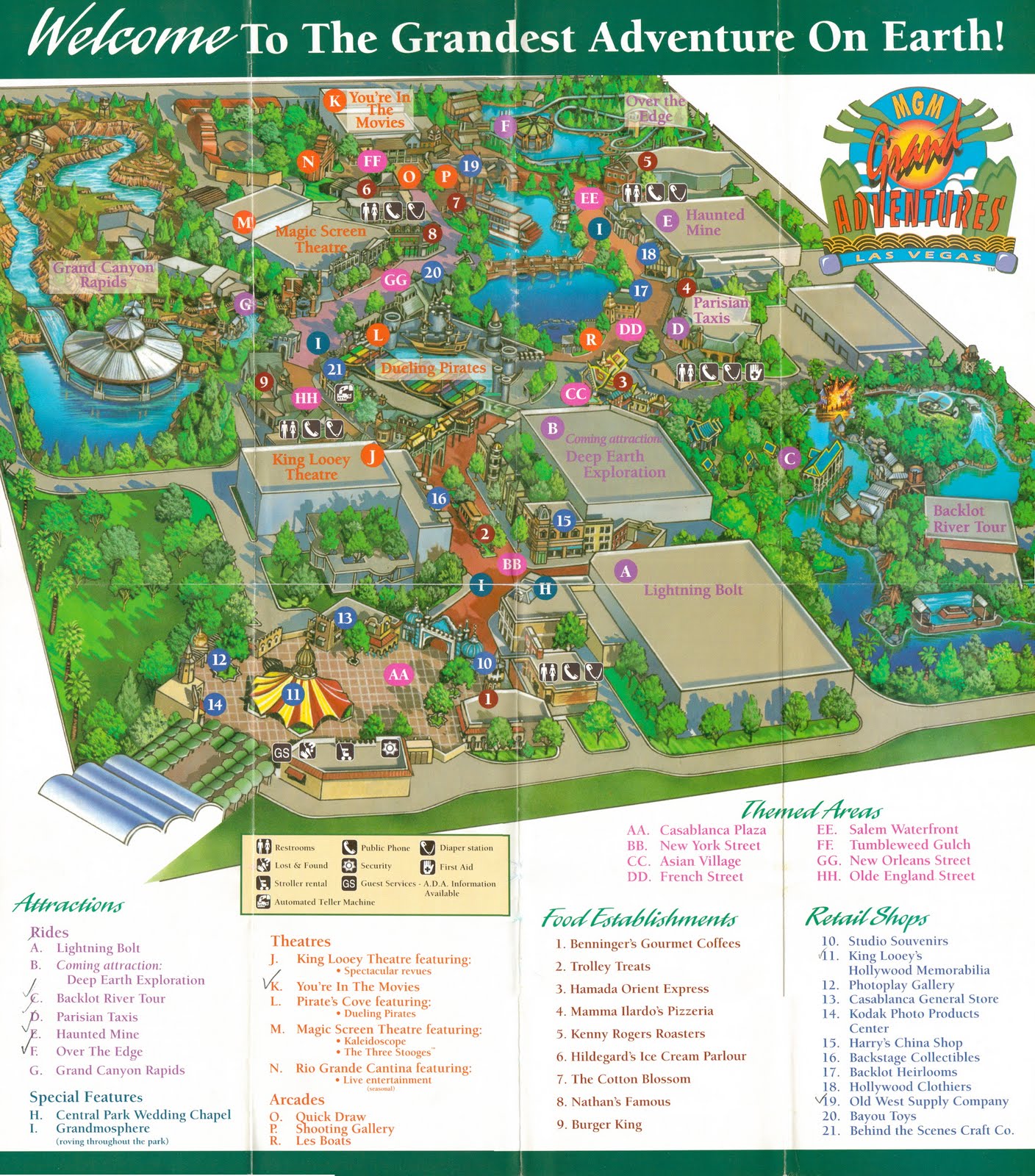 Mgm Grand Resort Map