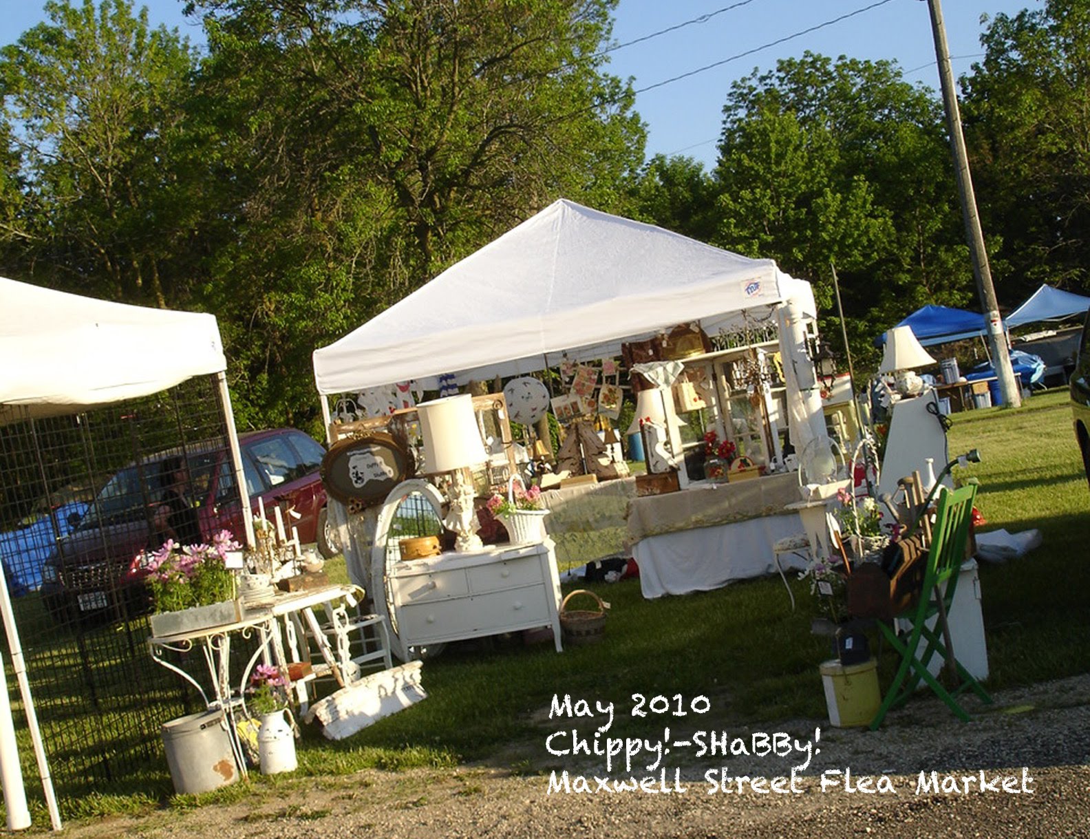 ChiPPy! SHaBBy! Set Your CLOCK Cedarburg Flea Market 7 a.m. Sunday