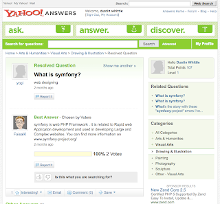 Participe en Yahoo answer