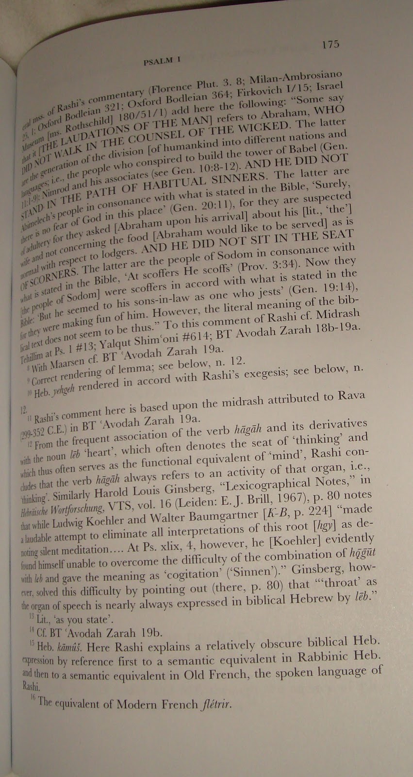 What I Learned From Aristotle: A story of two Rashi Tehillim
