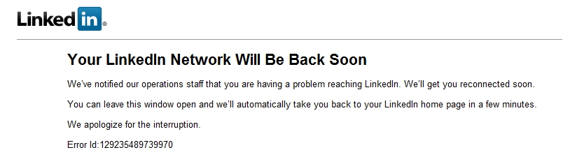 linkedin down news linkedin down news