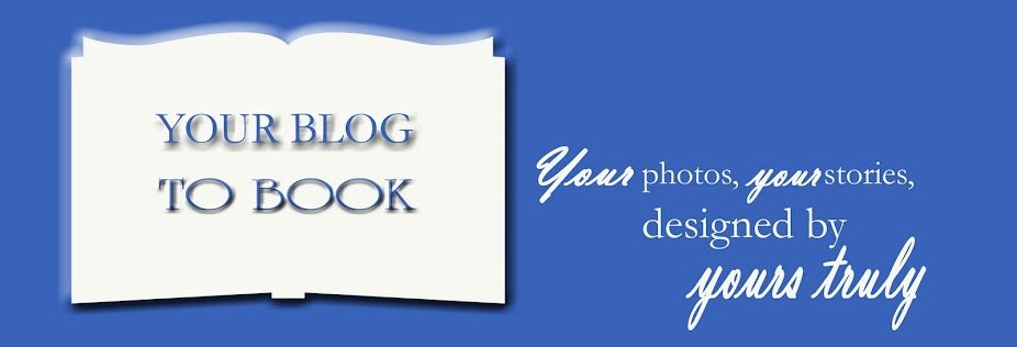 Your blog to book design