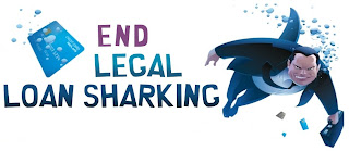 End legal loan sharking and support credit unions