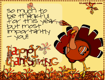 TRUSTWORTHY SAYINGS: Happy Thanksgiving