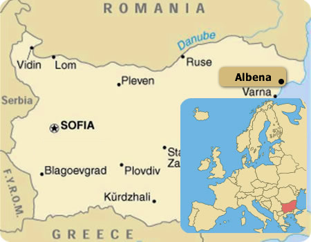 Map Albena 