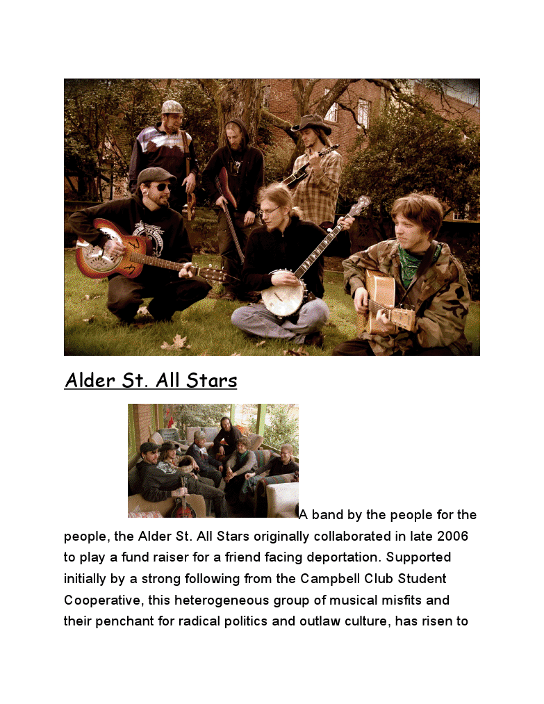 Slow Loose Gravel Interview with Alder Street All Stars plus Harmed