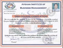 DBA Diploma from AIBM