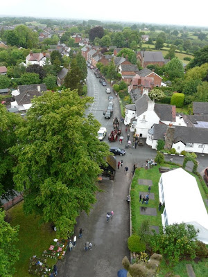 The view from Wybunbury church tower
