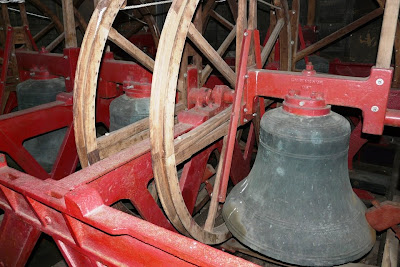 Bells in Wybunbury church tower