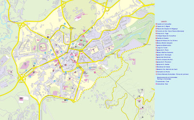 As Maravilhas de Guimarães: Mapa da Cidade de Guimarães
