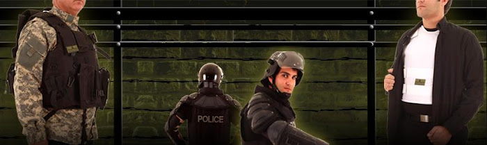 Tactical Team exposing partial body armor.