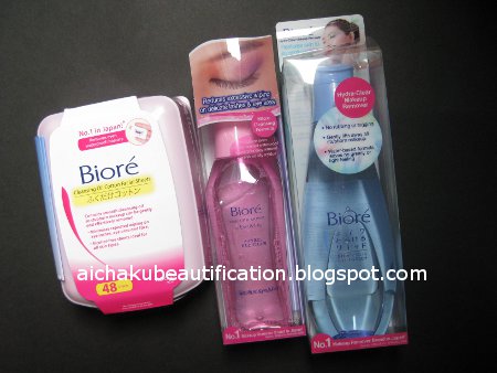 Aichaku Beautification: Sponsored Review: Biore Make Up Removers