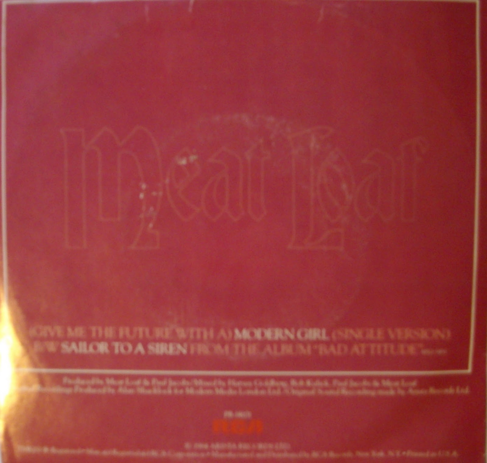 Meat Loaf Vinyl, Singles 7"/12" and other stuff Meat Loaf