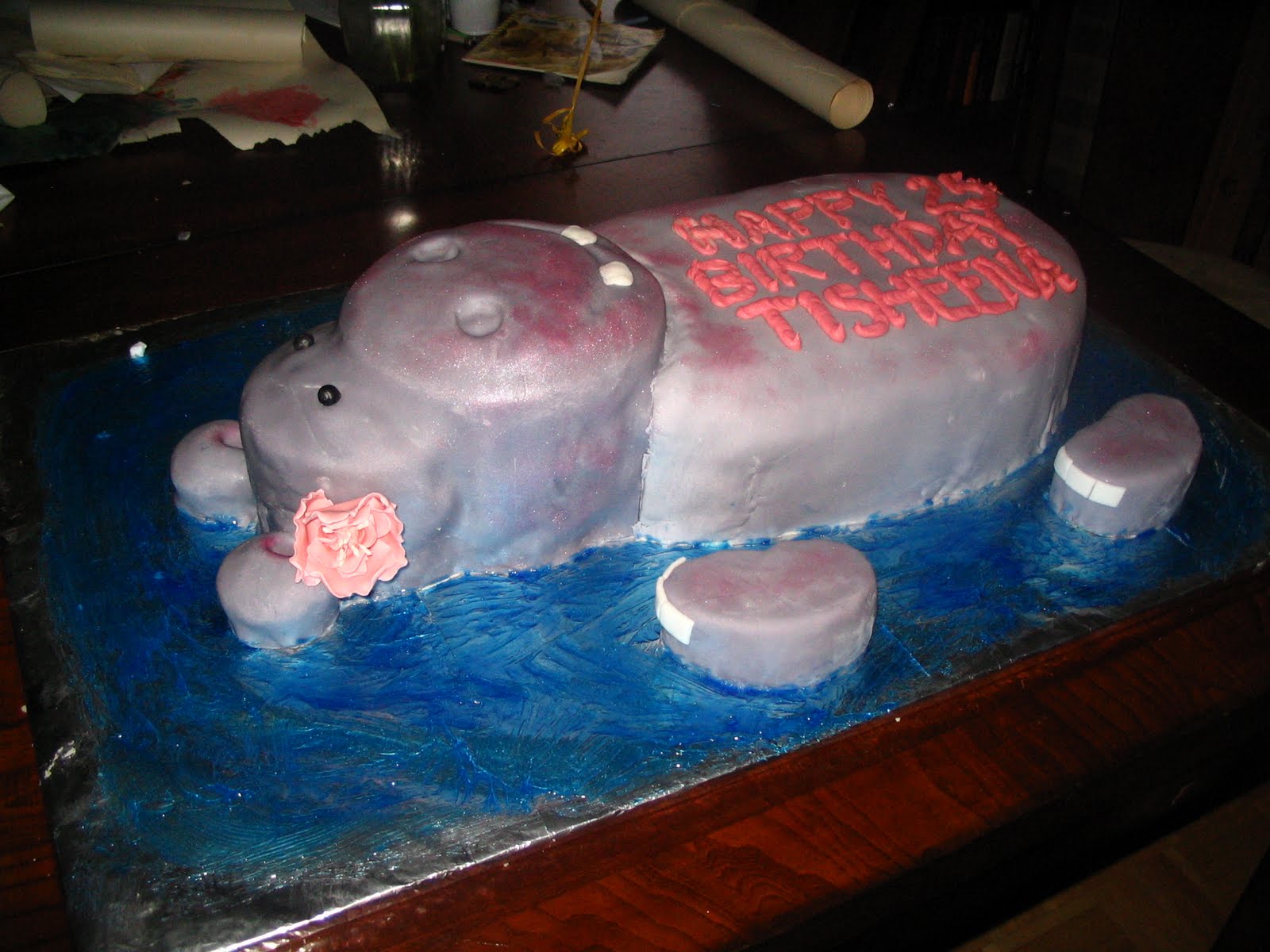 River City Treats ~ For that little or big something homemade!: Hippo Cake