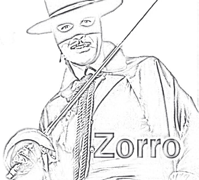 La bande des potes Coloriages de Zorro