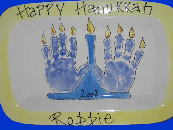 All About Playgroups: Handprint Plates