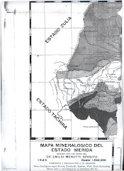 Mapa Mineralógico de Mérida