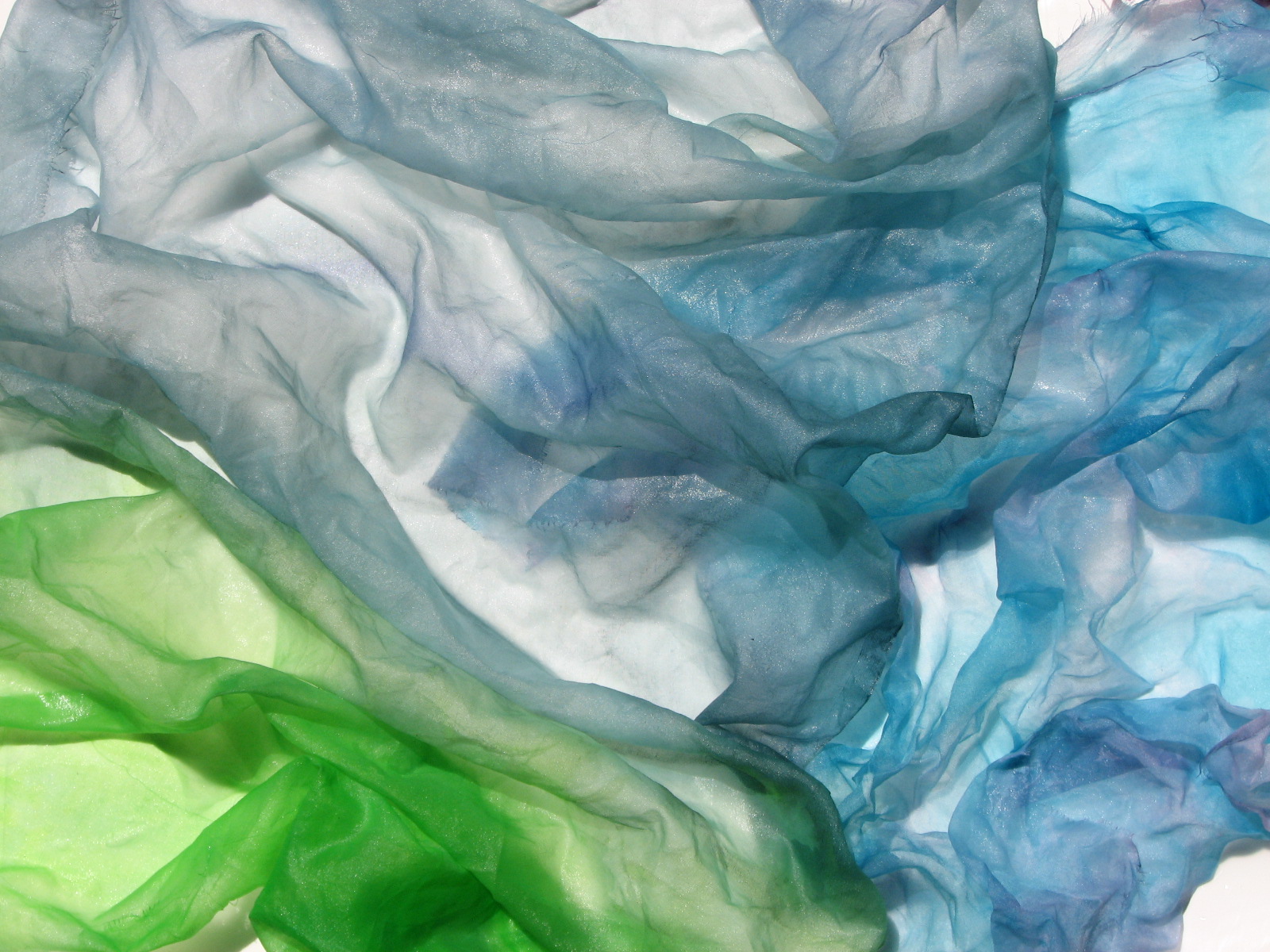 Sherrie loves color! More silk painting adventures