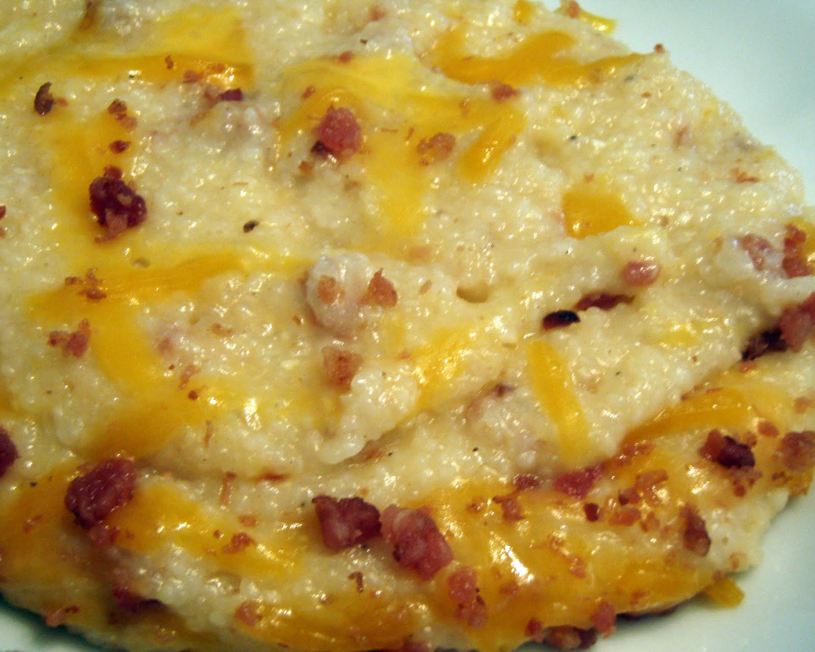 Pineapple Grass Bacon & Cheese Baked Grits