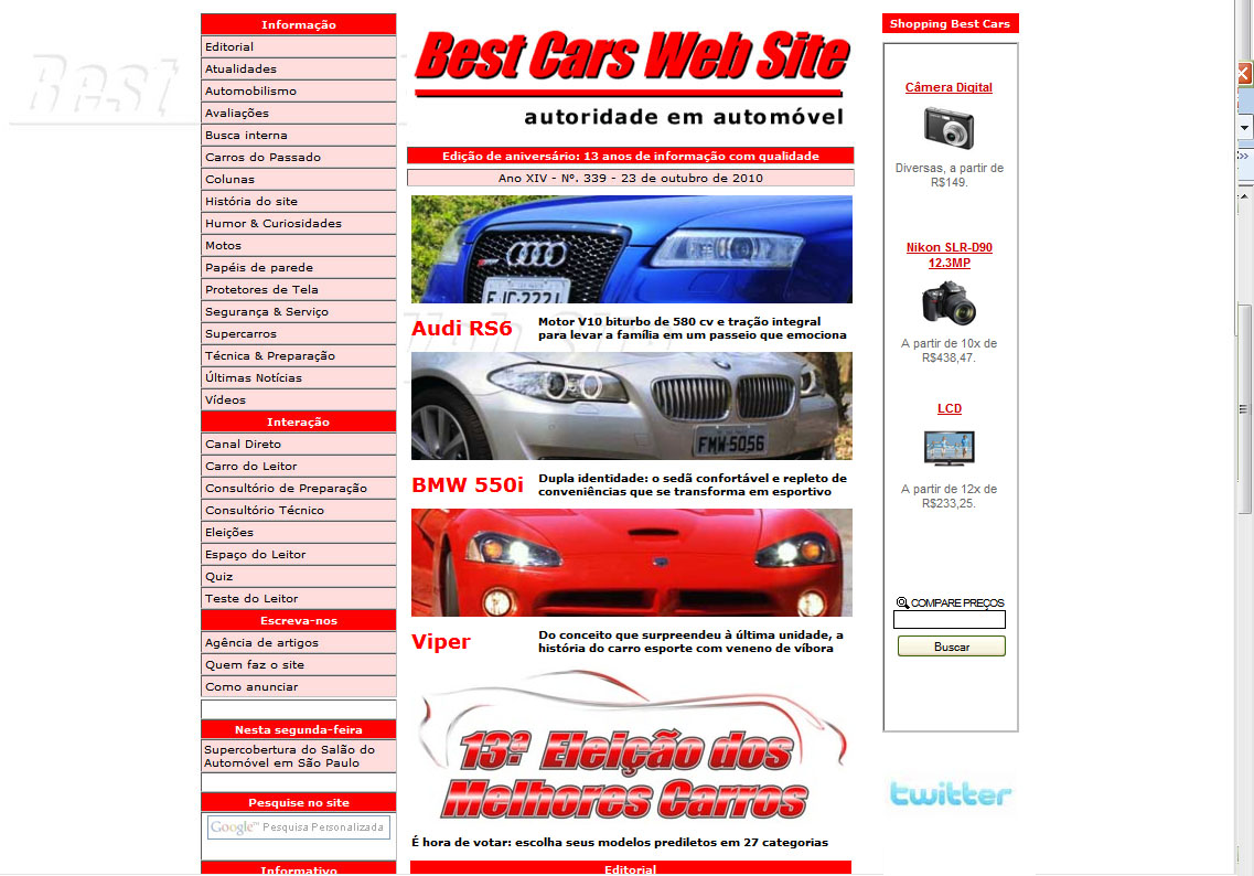 Best Cars Web Site - Consultório Técnico