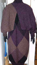 ISSEY MIYAKE Vintage Purple Sweater Cocoon Coat