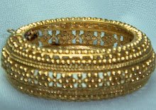 Wide Golden Bangle