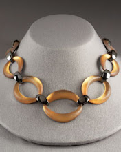 Alexis Bittar tinted lucite necklace