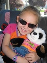 Halle and her "Kung Fu" Panda