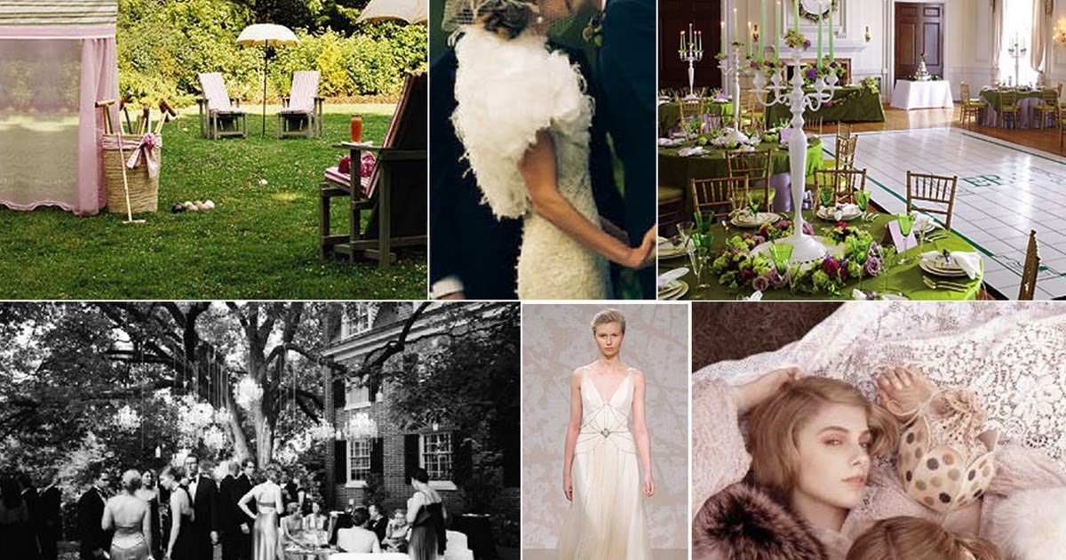 Bridal Bubbly: The Great Gatsby Inspiration Board
